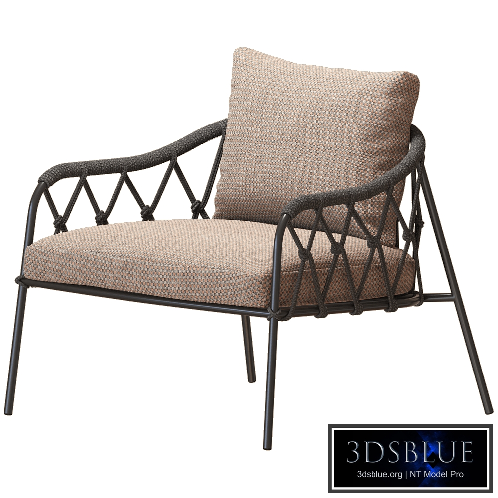 Outdoor armchair Scala
